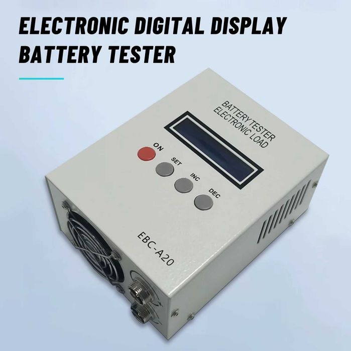 Tester de capacitate reală a bateriilor (scule, etc) EBC-A20 Încărcare 5A, descărcare 20A, 80W. Sarcină electronică