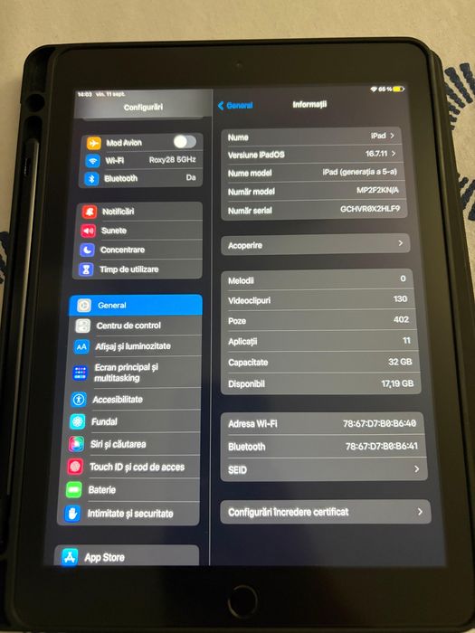Ipad generatia a 5a