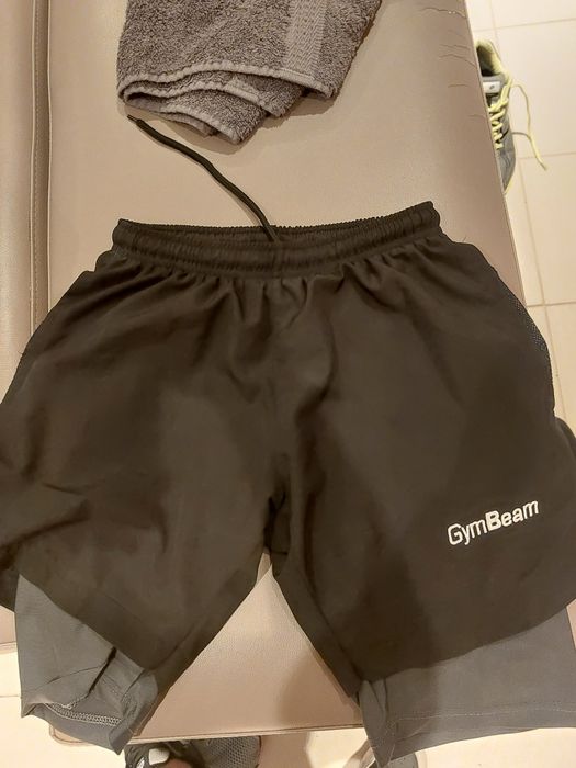 Pantaloni fitness gym beam, marimea S, 2 in 1