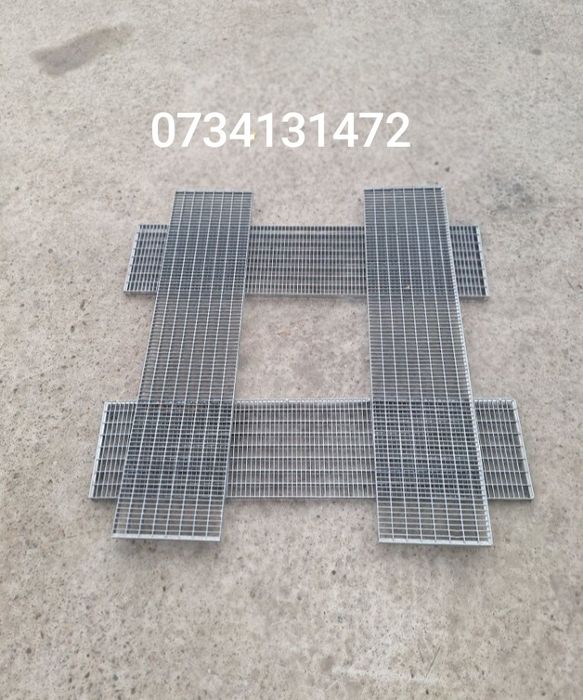 Trepte metalice zincate