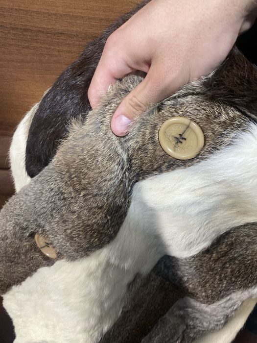 Haina din blana de iepure pt doamnă elegantă