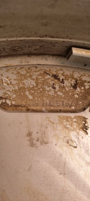 Jante aluminiu in stare buna pe 19 "