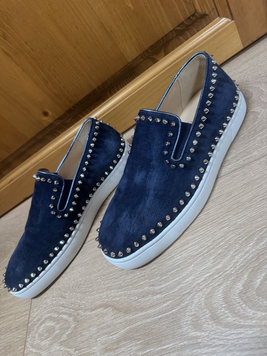 Sneakersi slip-on Christian Louboutin Roller Boat low trainers