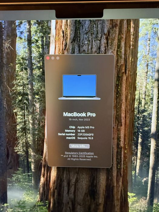 Macbook PRO 16 inch M3 Pro *Garantie*