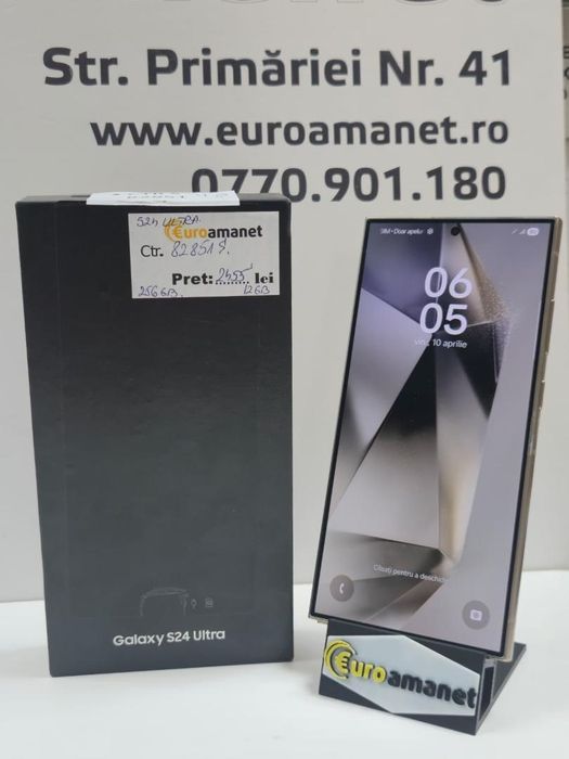 Telefon mobil Samsung Galaxy S24 Ultra, Dual SIM, 12GB RAM, -P-