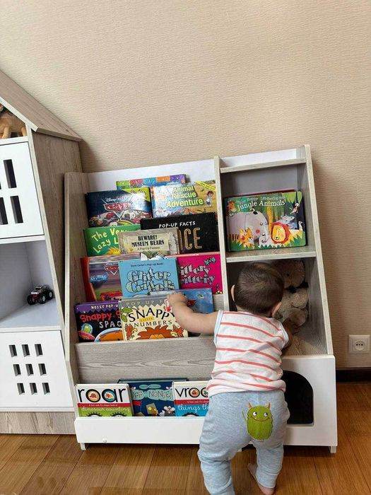 Детский стеллаж для игрушек и книг Bolalar uchun mebel