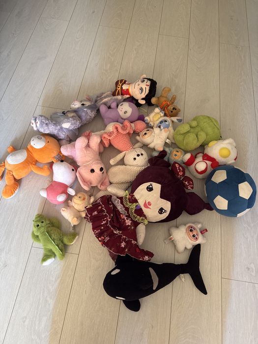 Игрушки мягкие в отличном состоянии