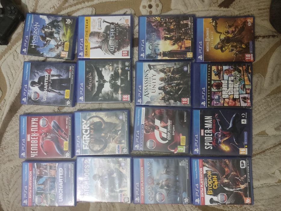 Playstation 4 slim+16игр в подарок.