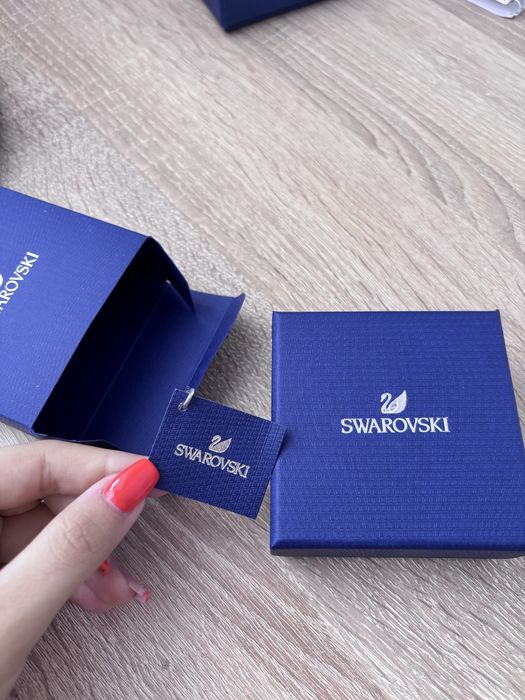 Позлатено колие Swarovski