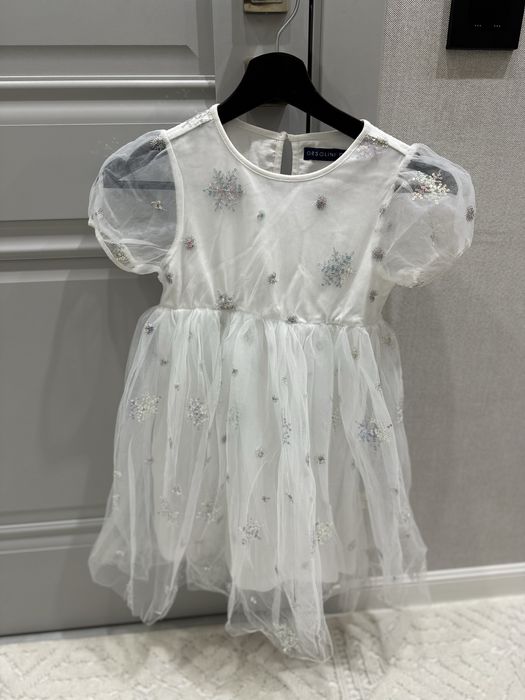 Платье Снежинка 5-6 лет