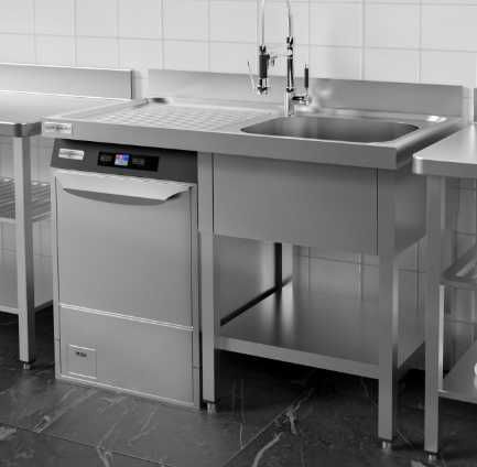 Chiuvetă profesionala bucatarie inox(potrivita si pentru mașină de spălat vase) - 1200x700 mm - cu 1 cuvă dreapta