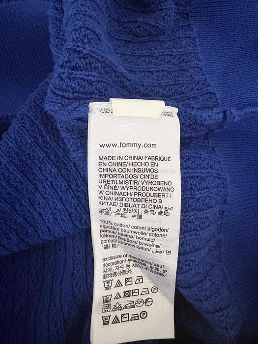 Pulover Tommy Hilfiger,marime M bumbac stare excelenta