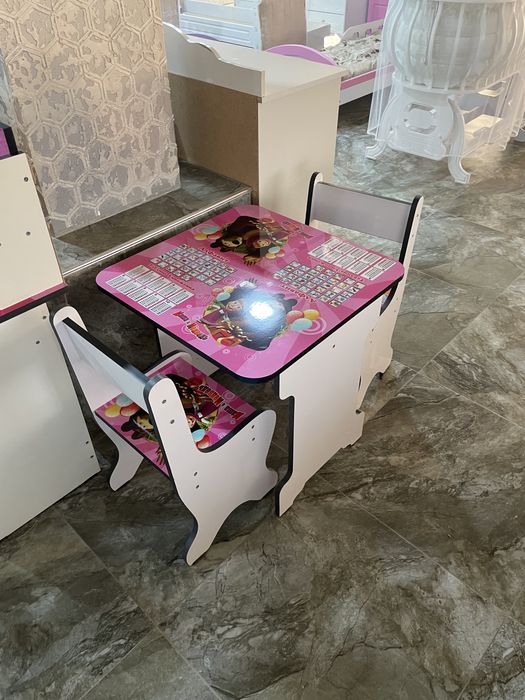 Детская парта bolalar partasi bolalar stoli