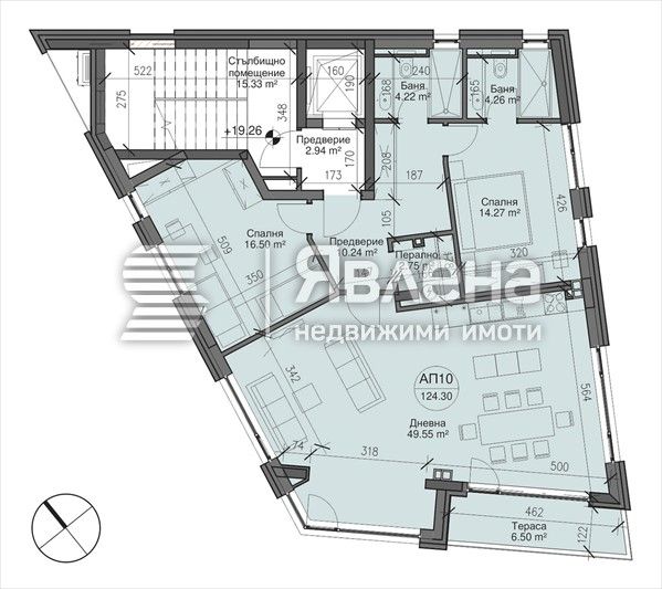 Продава се Тристаен апартамент в Варна, Бриз - 153 кв.м за 2205 €/кв.м - Снимка #3