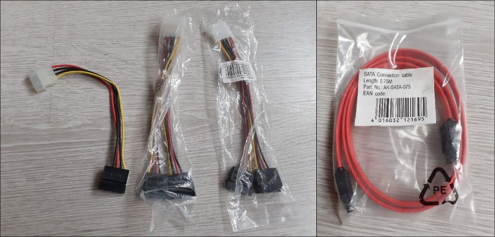 Cabluri audio; RCA; 2xSATA-IDE; adaptor auto DC