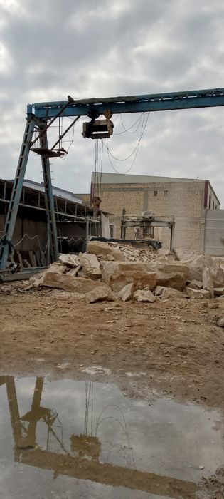 Kran kazlovoy.  Marmar uchun