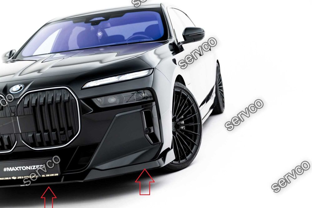 Pachet Set Splitter Exterior Prelungiri Body kit tuning Bmw Seria 7 G70 740d / 740i M-Pack 2022- v17 - Maxton Design