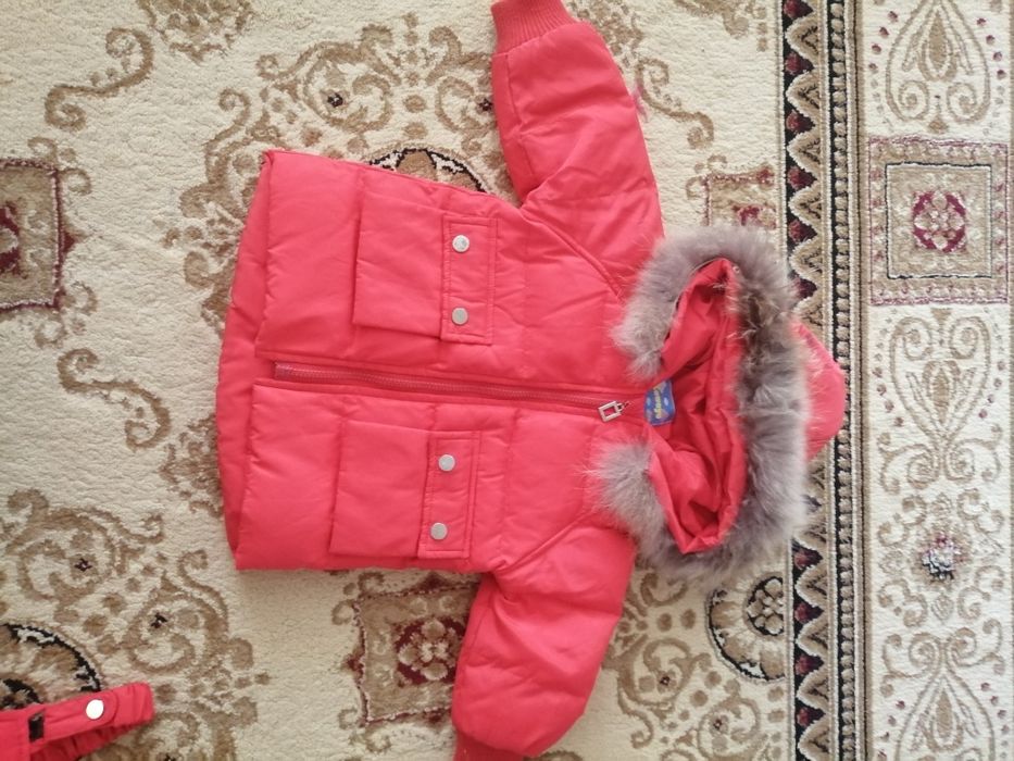 Комбенизон зимний для девочки