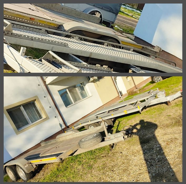 Închiriez platformă 2 axe și remorca 1 axa