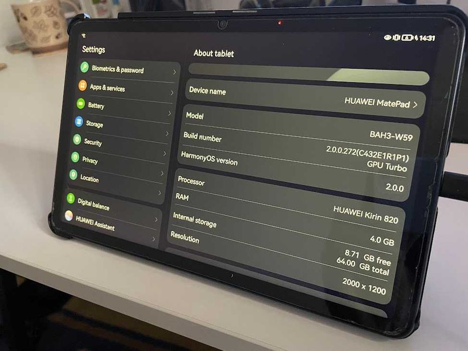 Tableta Huawei MatePad 10.4 64gb Midnight Grey