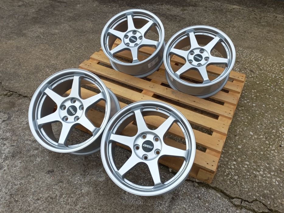 17"Rays T37 Volk Racing Silver 5х114.3 Чисто Нови 7.5ж ет35 Honda Mits