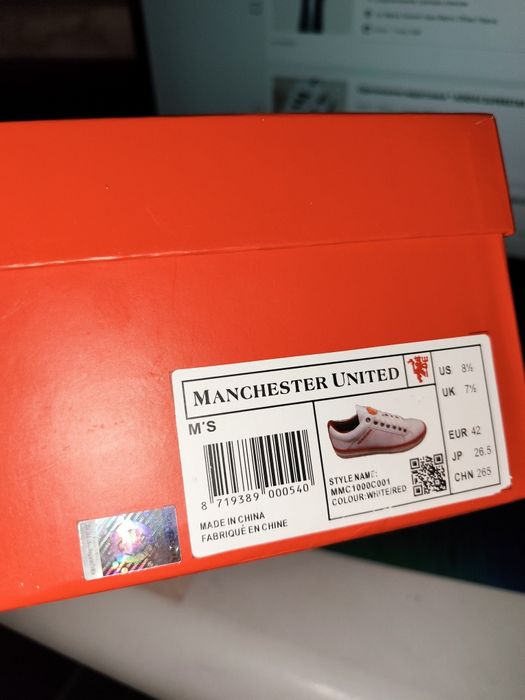 Мъжки  обувки Фен клуб на  MANCHESTER UNUTED  размер  EU42