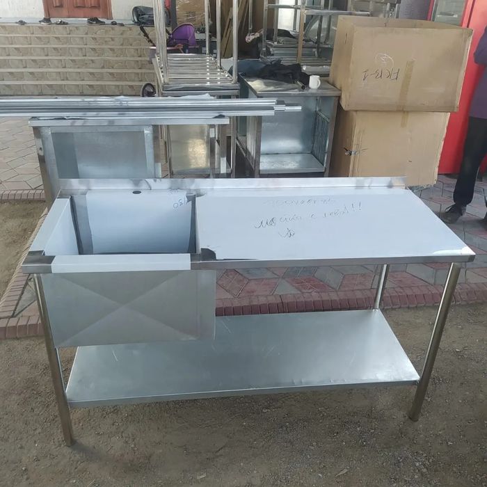 Стол с мойкой мойка с рабочей зоной