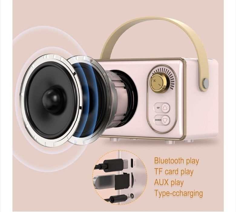 Boxa cu redare  bluetooth, Card, Usb, Copii, Mov