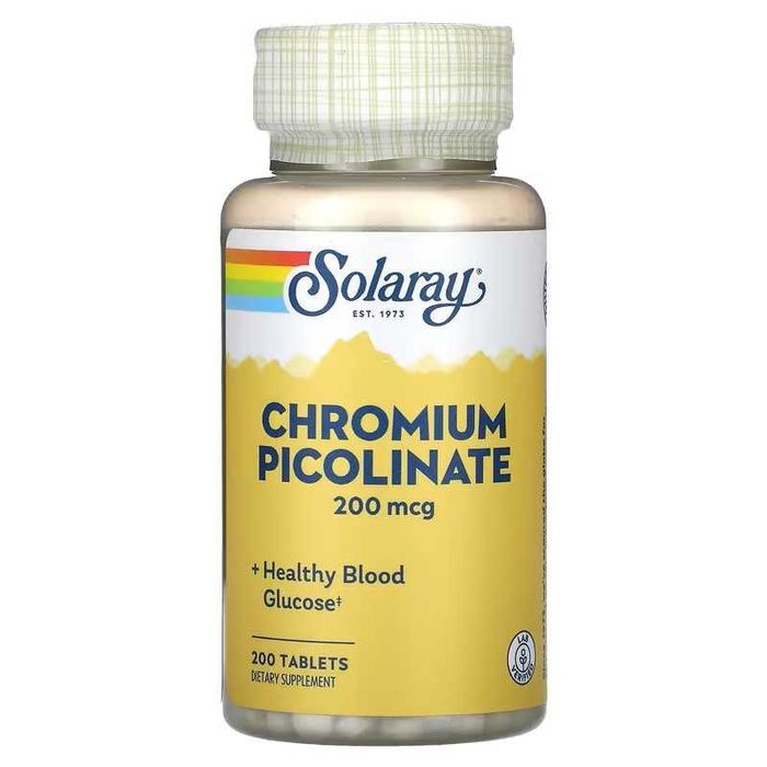 Solaray Chromium Picolinate Пиколинат хрома xrom pikolinat хром