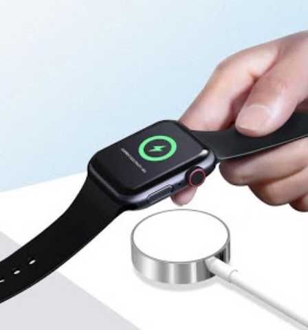 Apple watch Incarcator Wireless Mufă Type-C, Lungime 1m, Alb