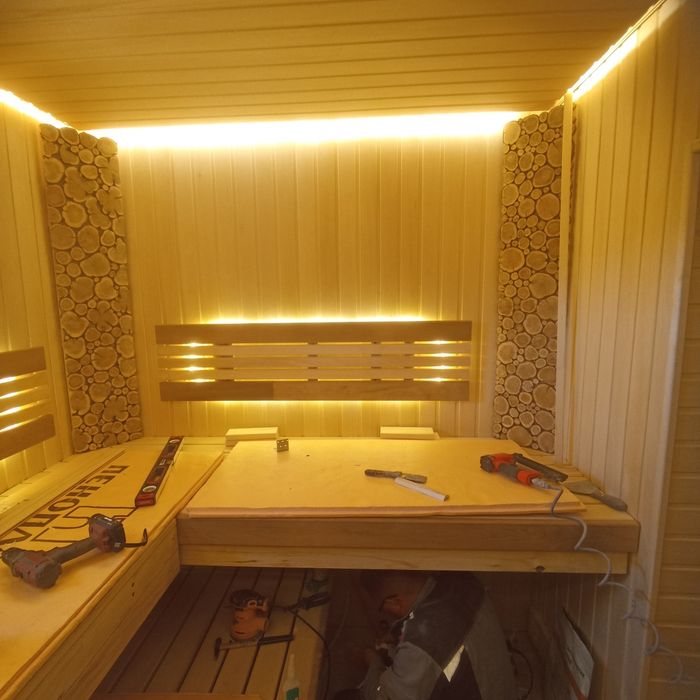 Отделка бань саун под ключ.