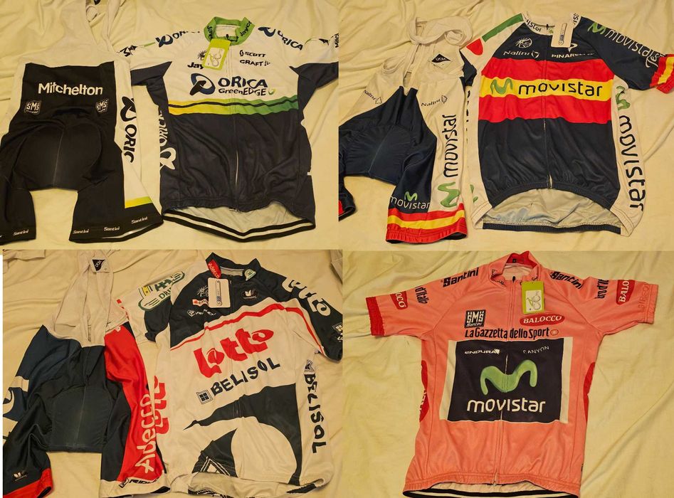 Lichidare echipamente ciclism diverse modele si marimi Willier Focus astana garmin saxo bank tinkoff