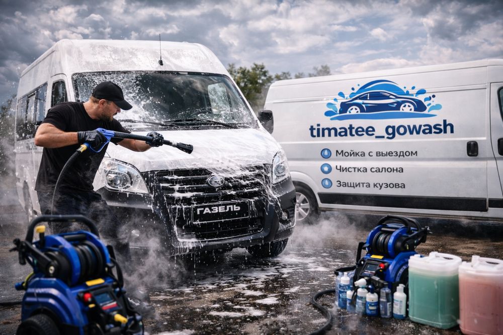 Химчистка грузовых машин Газель Фура  НА ВЫЕЗД Автомойка Полировка