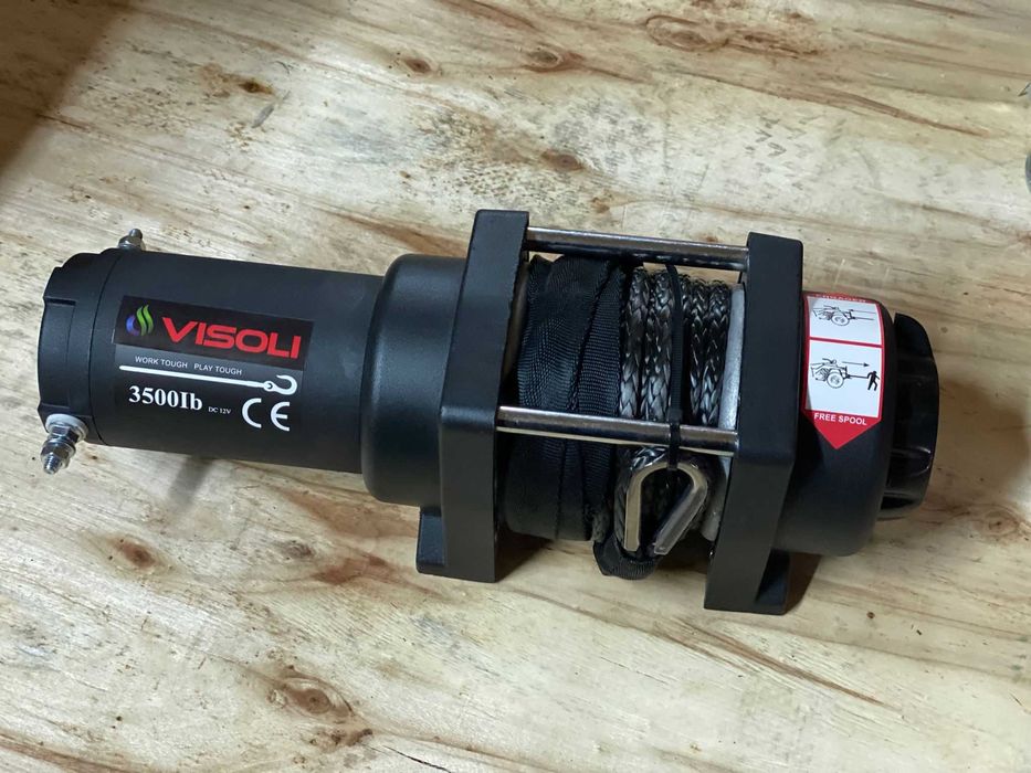 Troliu atv Visoli 3500lbs/1590kg cu cablu sintetic
