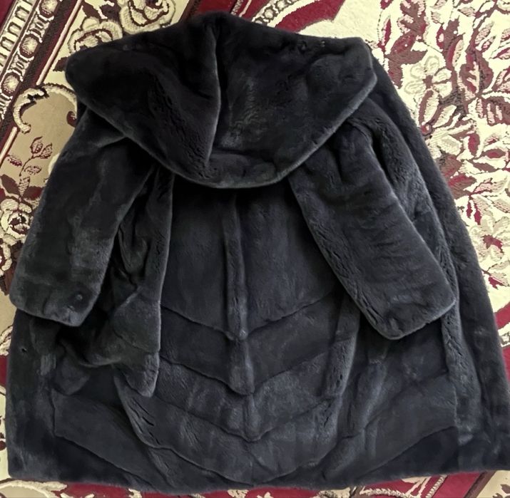 Норковая шуба, графит