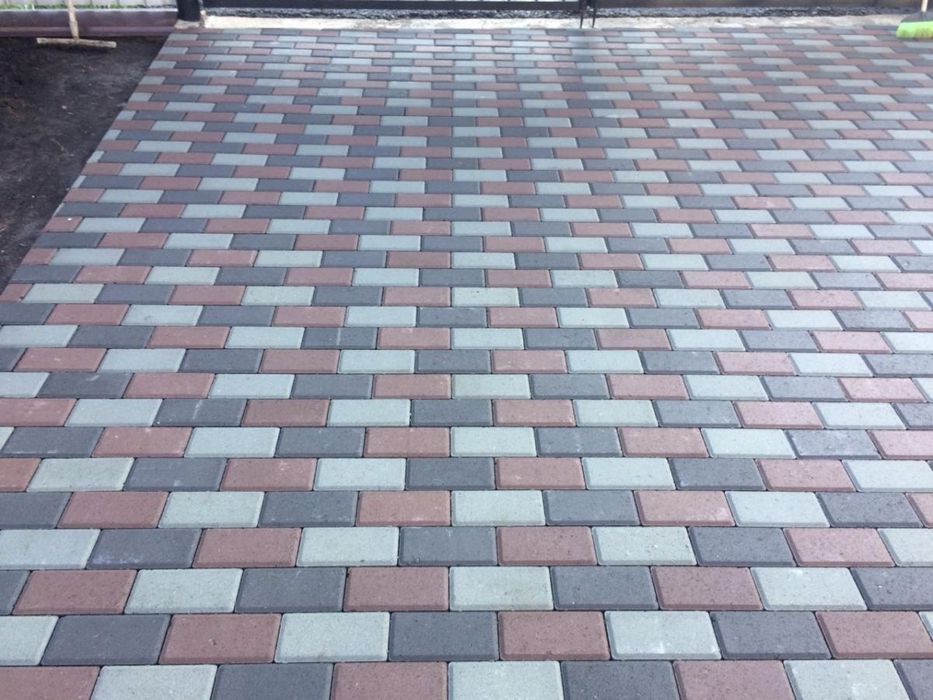 Выбропрессованные тратуарные плитки