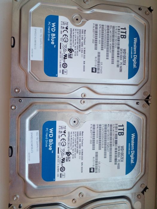 Продам жесткие диски по 1 tb