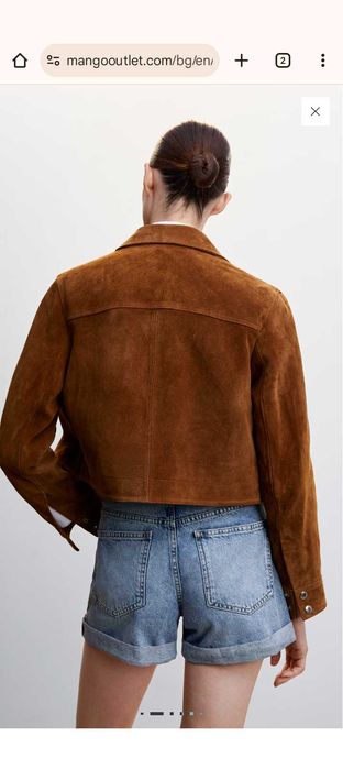 Дамски къси панталони Mango-xs