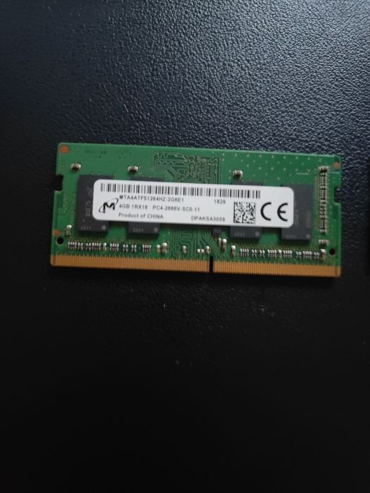 RAM DDR4 2x4GB  total 8 GB Dual-Channel 2666