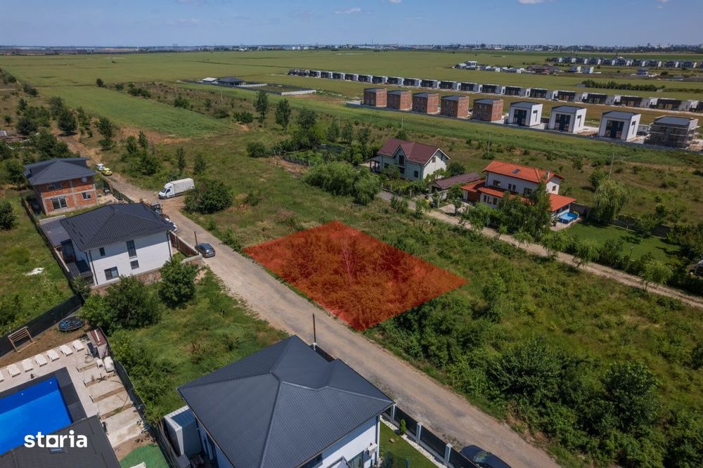 Domnesti - Fortului, Teren Constructii 407 Mp, Front 26 M !