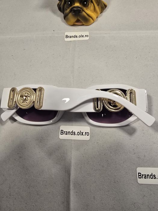 Ochelari de soare Vresace Medusa Biggie, 21008, White, Made in Italy
