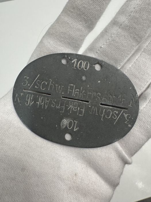 Placuta identificare soldat german WWII, 1940