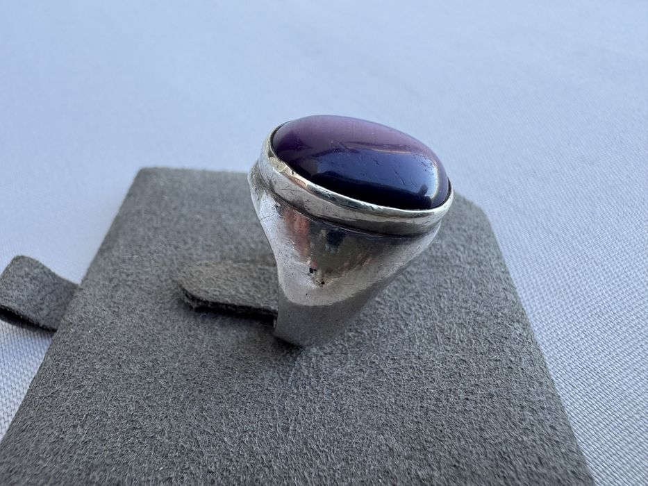 Inel din argint si ametist