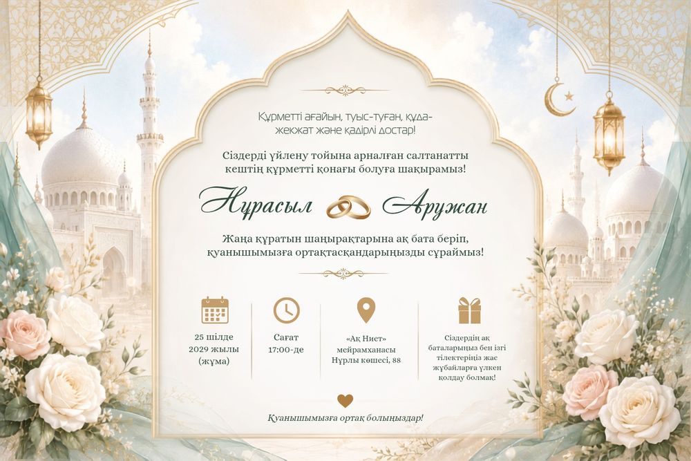 Шақыру/приглашения