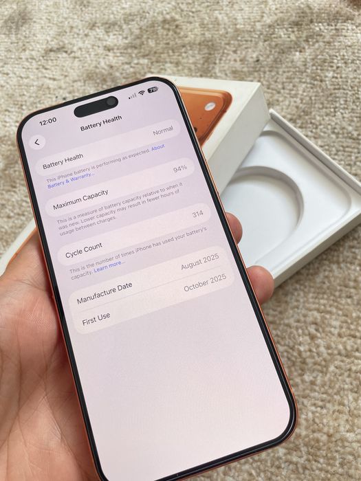 Iphone 17 pro max xolati yangi aybi yo’q