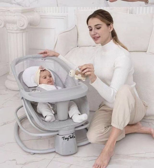 Автоматически шезлонг детский