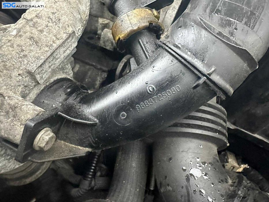 Conducta Tub Tubulatura Turbo Turbina Turbosuflanta Citroen C4 II 1.6 HDI 115CP 2010 - 2015 Cod 9683725080 [C7880]