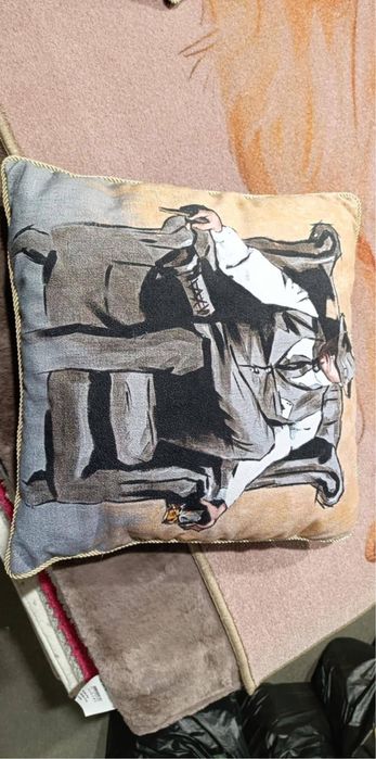 Калъфки с цип  и пълнеж Lux  с принт