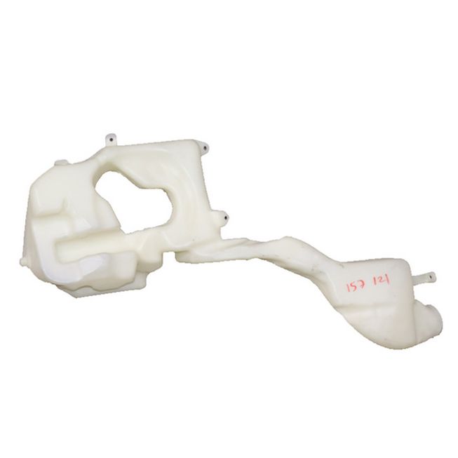 Rezervor spalator parbriz Mini One/Cooper/Clubman/Clubvan/Coupe/Roadster/Cabrio (R56/57/58/59), 07.2007-, fara pompa lichid parbriz, cu set spalator far, fara senzor nivel lichid (cu gaura senzor), Cu gaura pentru 2 pompe spalator