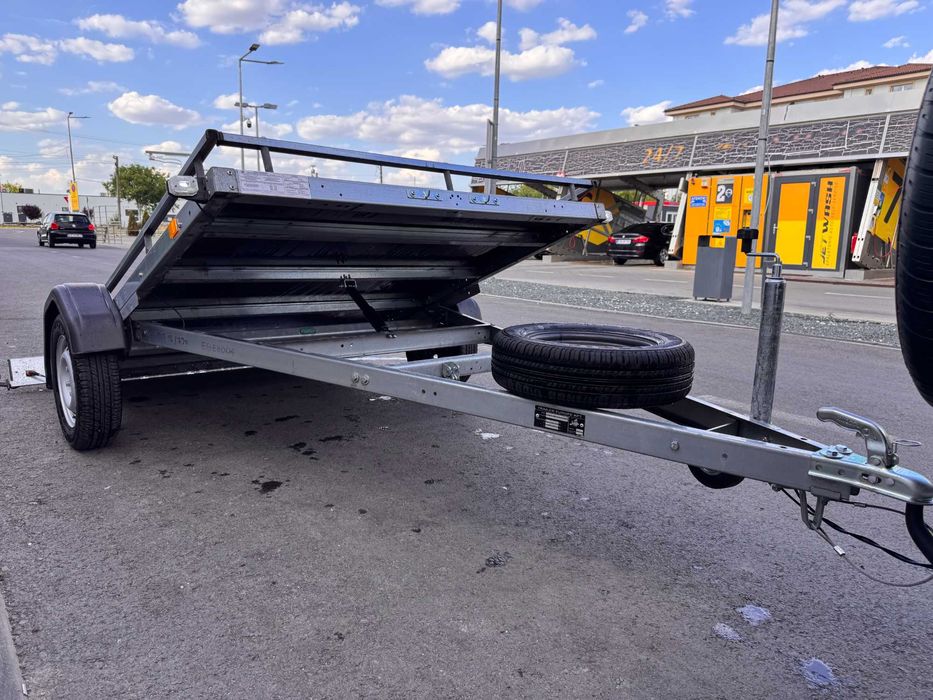 Remorca ATV UTV auto basculabila utilaje 750 kg inmatriculata 256×160